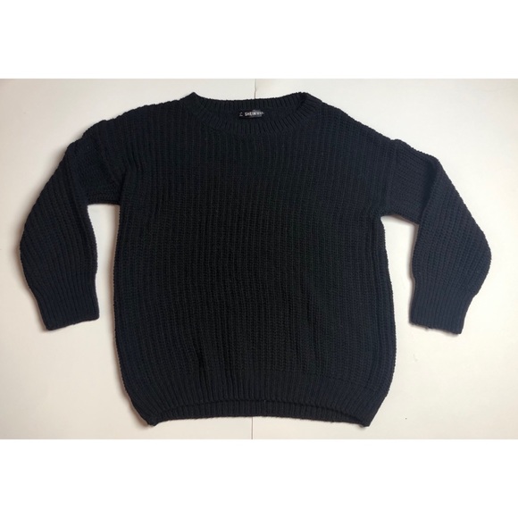 SHEIN Sweaters - Shein Knitted Sweater Black Size Small